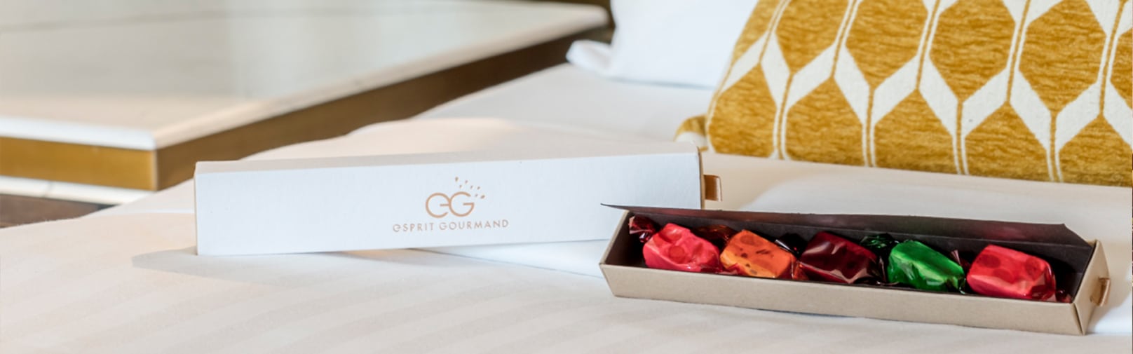 Friandises sucrées produits d'accueil Esprit Gourmand