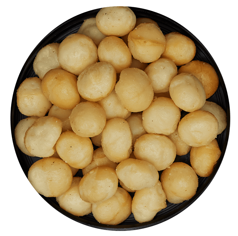 Noix de macadamia salée Formats disponibles Petite barquette 150 g