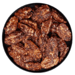 Salted caramelised pecan nut
