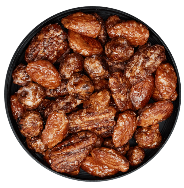 Three caramelised nuts – almond, hazelnut & pecan nut