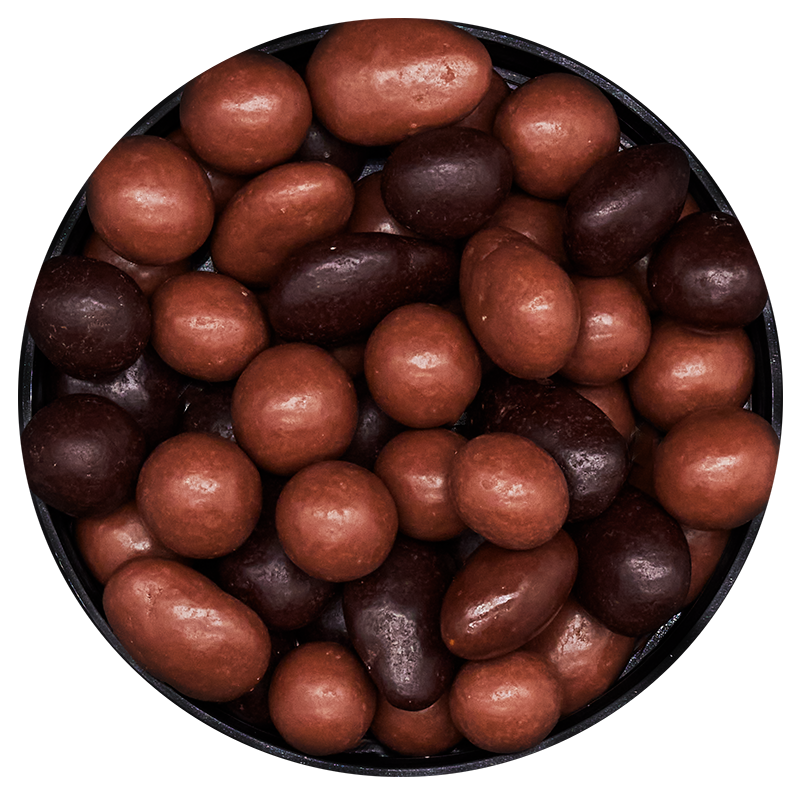 Milk & Dark chocolate almond and hazelnut